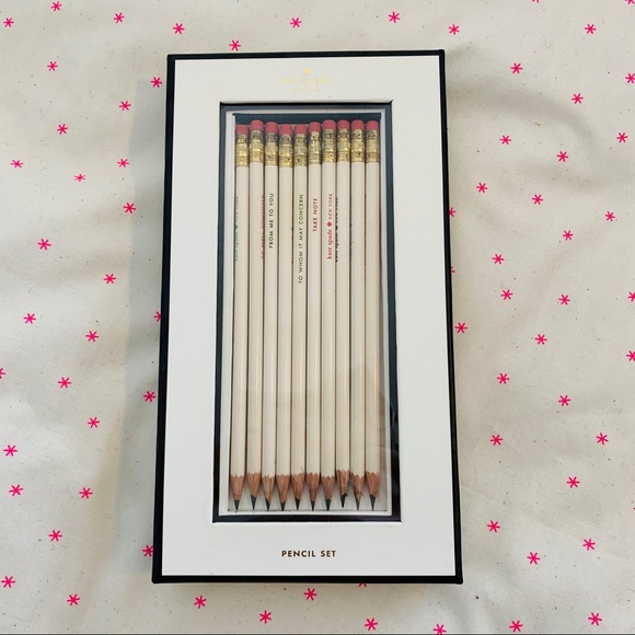 Kate Spade Pencil Set NWT